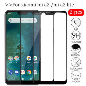 2pcs Protective Glass For Xiaomi Mi A2 Lite